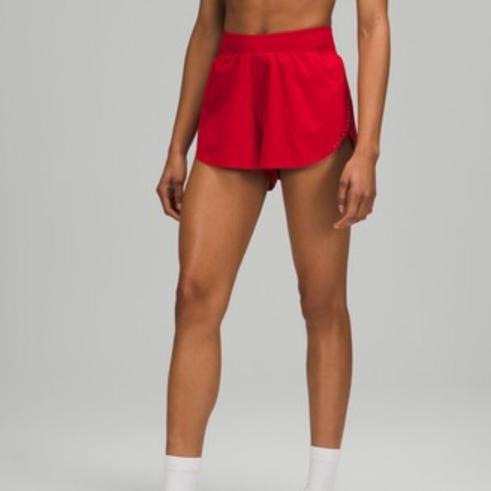 Find your pace high rise lululemon shorts 3”